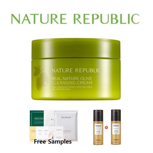 [NATURE REPUBLIC] Real Nature Cleansing Cream (Olive) 200ml