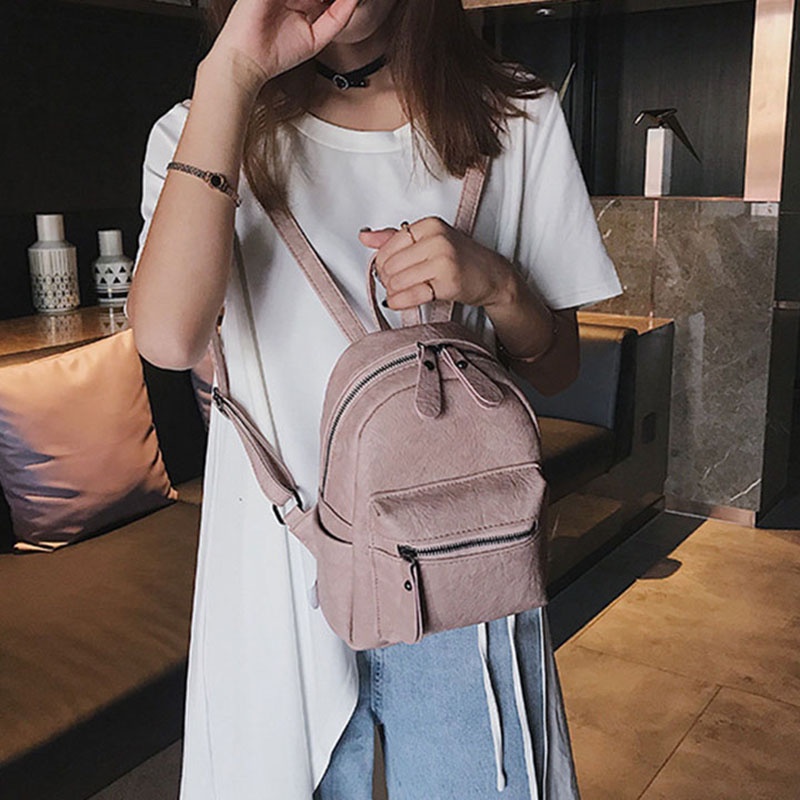 Balo IELGY màu trơn thời trang xinh xắn cho nữ