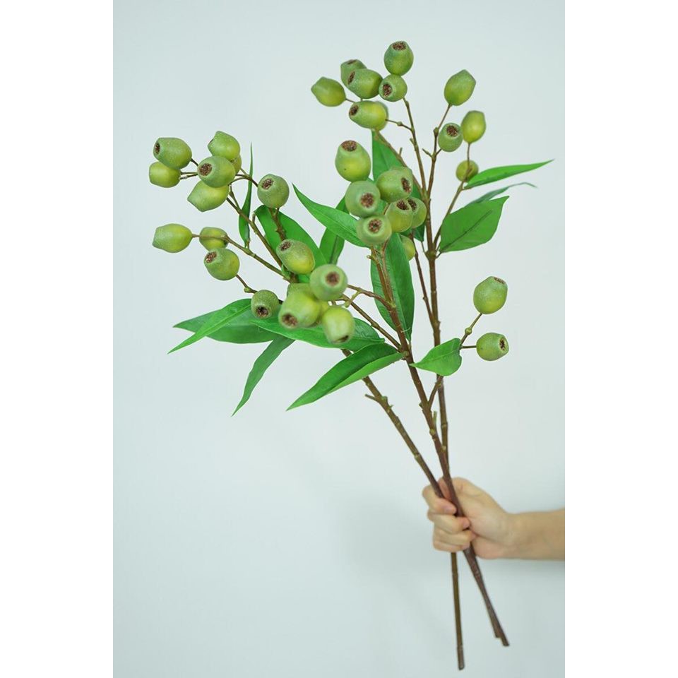 Cành Quả Ô Liu Giả - Mô Phỏng Trái Olive - Phong Cách Cổ Điển - Chất Liệu Cao Cấp