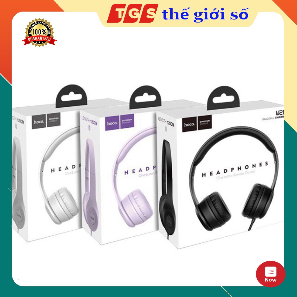 Tai nghe chụp tai Hoco W21 hàng chính hãng