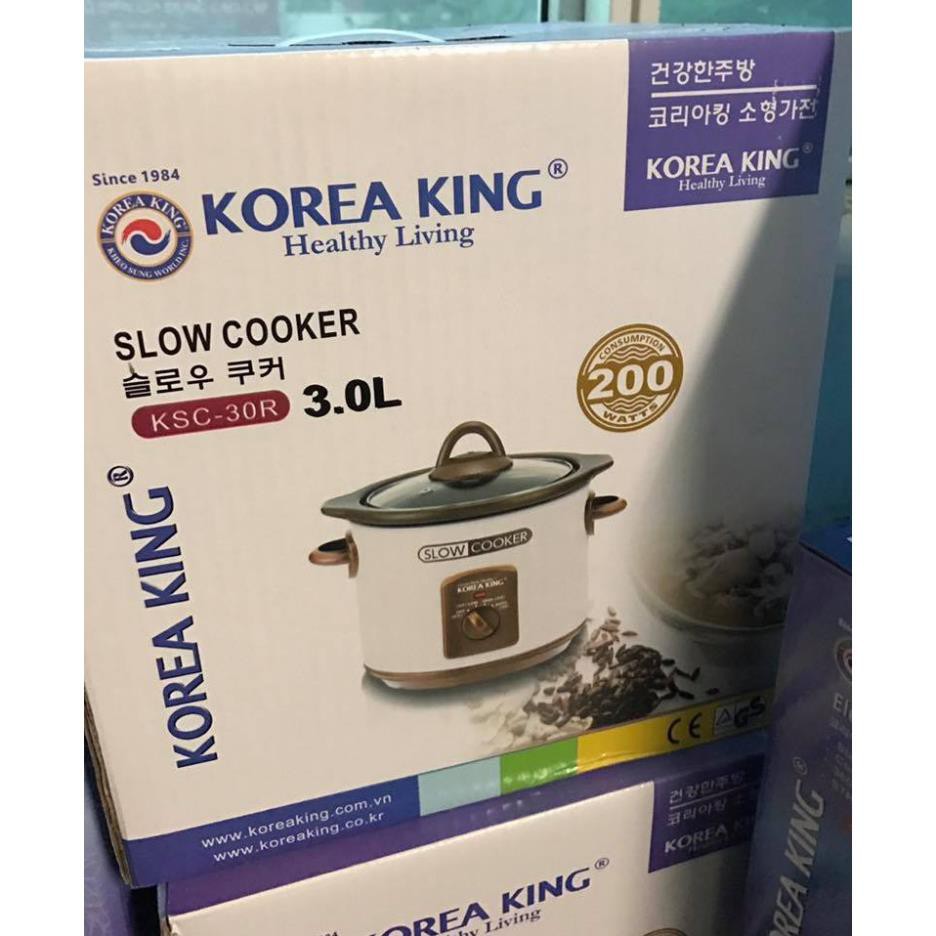 Nồi tiềm Korea King 1.5L/3L 120W/200W Màu Random