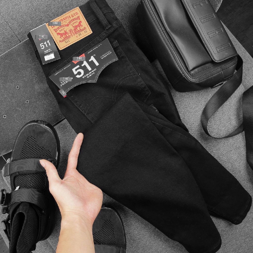 Quần jean nam cao cấp hàn quốc đẹp giá rẻ quần jean đen trơn TCS | BigBuy360 - bigbuy360.vn