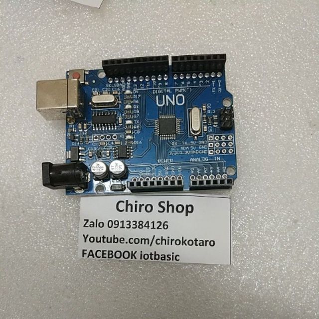 Board Arduino UNO R3 kèm cáp USB