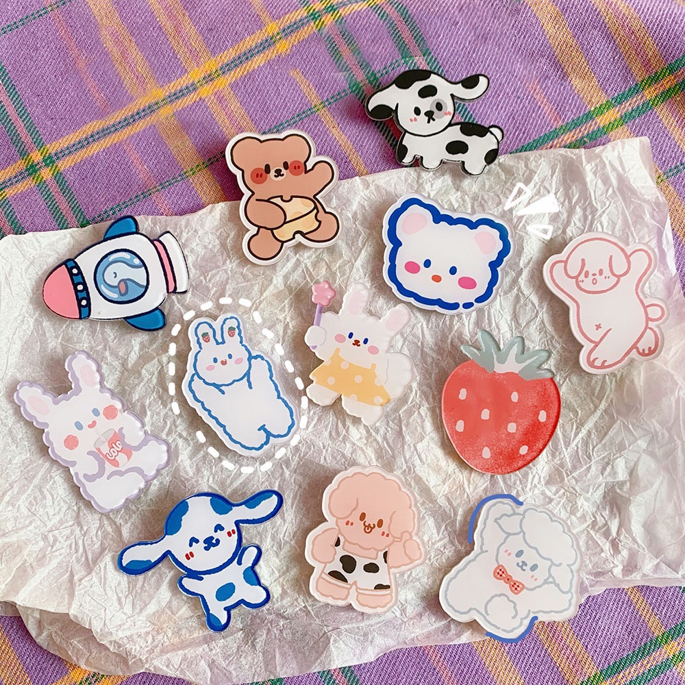 1 ghim cài áo hình động vật đáng yêu