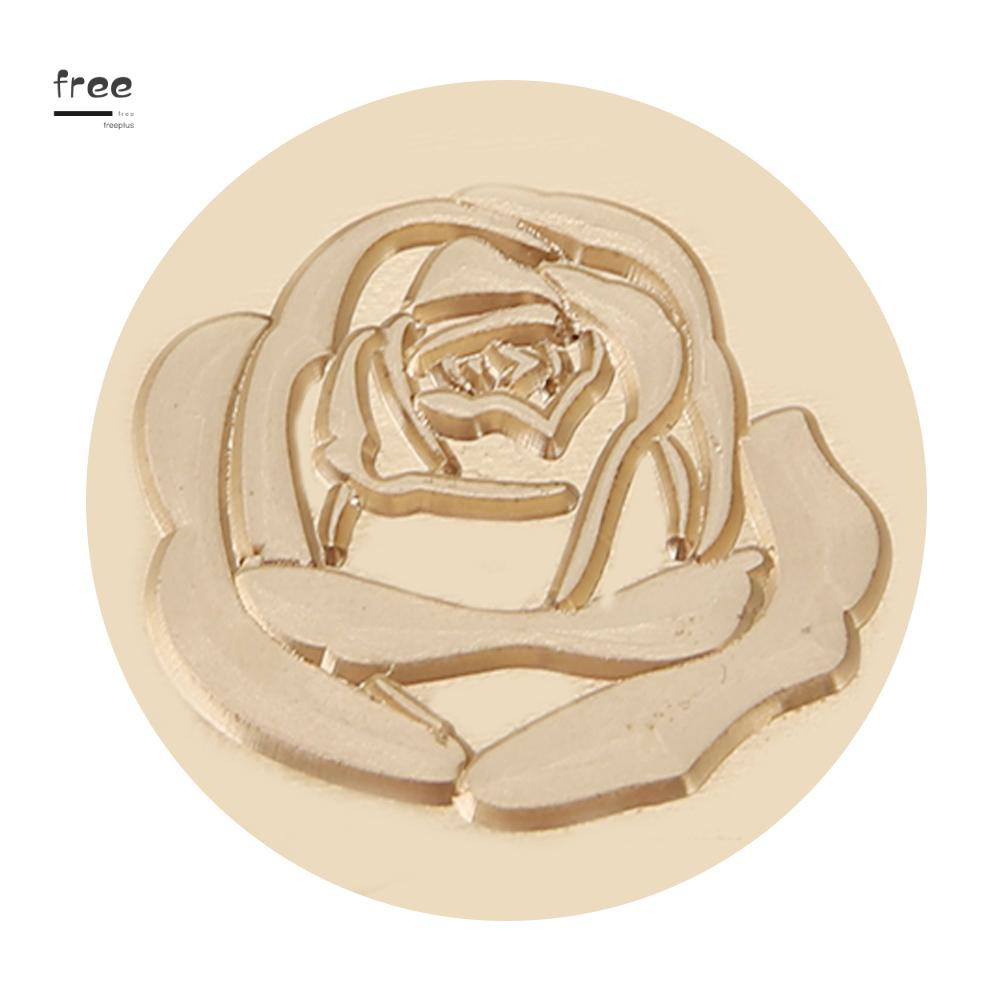 Đầu con dấu đóng sáp niêm phong bằng đồng mạ vàng phong cách cổ điển tiện dụng | BigBuy360 - bigbuy360.vn