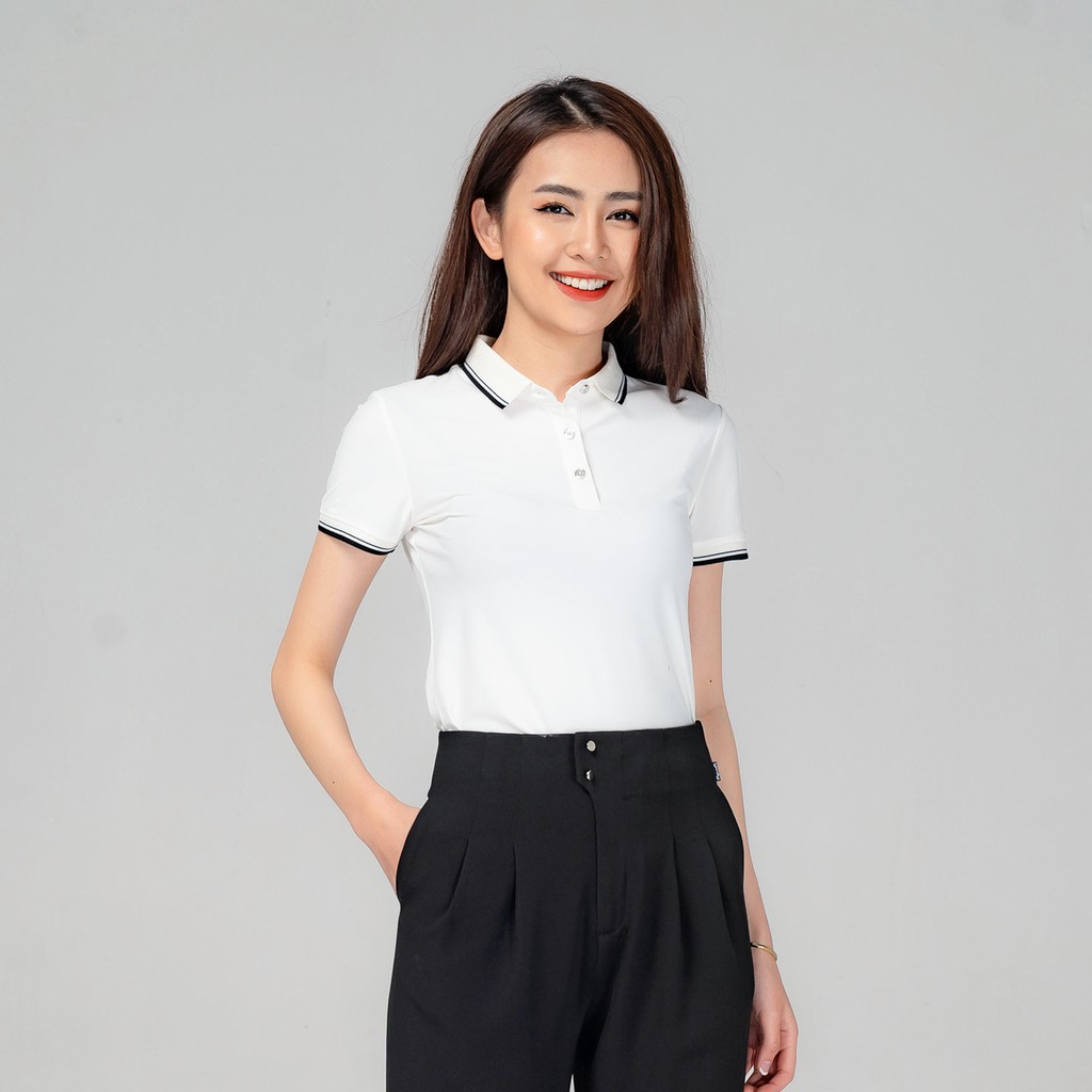 Mặc gì đẹp: Thời trang với Áo Thun Polo Yody nữ local brand chất vải cotton, form dáng trẻ trung, áo phông cở bẻ công sở APN4014