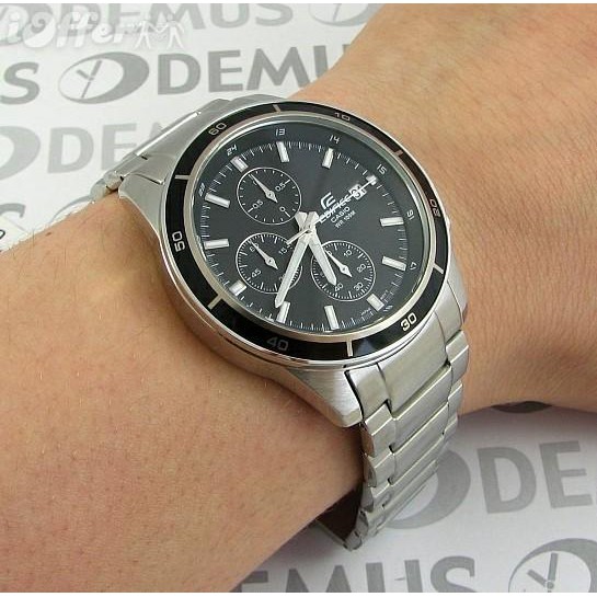 Đồng hồ nam dây kim loại EDIFICE chính hãng Casio Anh Khuê EFR-526D-1AVUDF