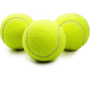 Bóng tennis đã qua sử dụng.