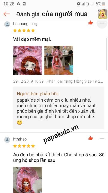 ÁO DÀI NÀNG ÚT VUI XUÂN dành cho Bé gái