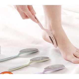 Bàn chải chà gót chân mặt kim loại,tẩy sạch tế bào chết