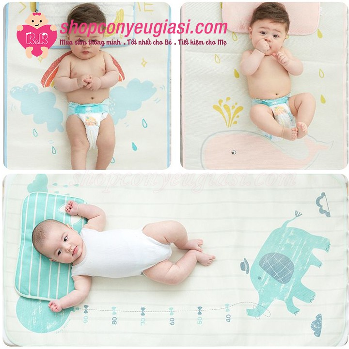 Bộ Chiếu Và Gối Điều Hòa Muslin Tree Bằng Sợi Tơ