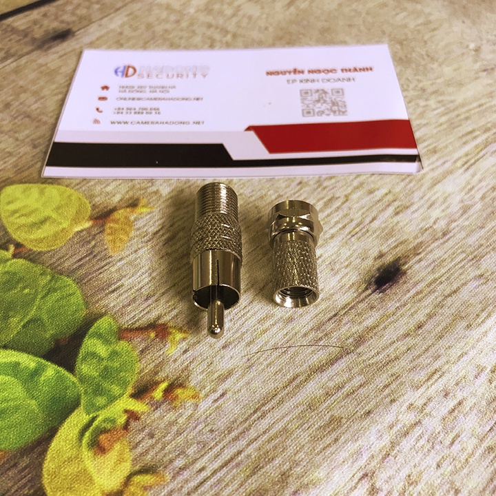 Jack AV RCA hoa sen vặn F5 đực, đầu bông sen rất chắc chắn