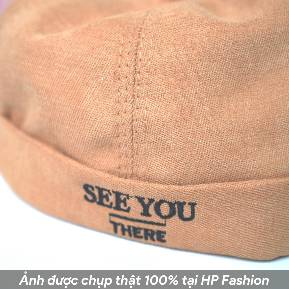 Nón Beanie vành tròn ❤️ Mũ tròn SEE YOU phong cách Retro Hàn Quốc form Unisex nam nữ N04