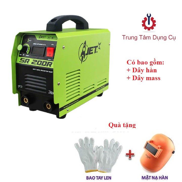 Máy hàn điện tử Hồng Ký SR 200R Tặng Kèm Mặt Nạ Hàn Và Bao Tay Len