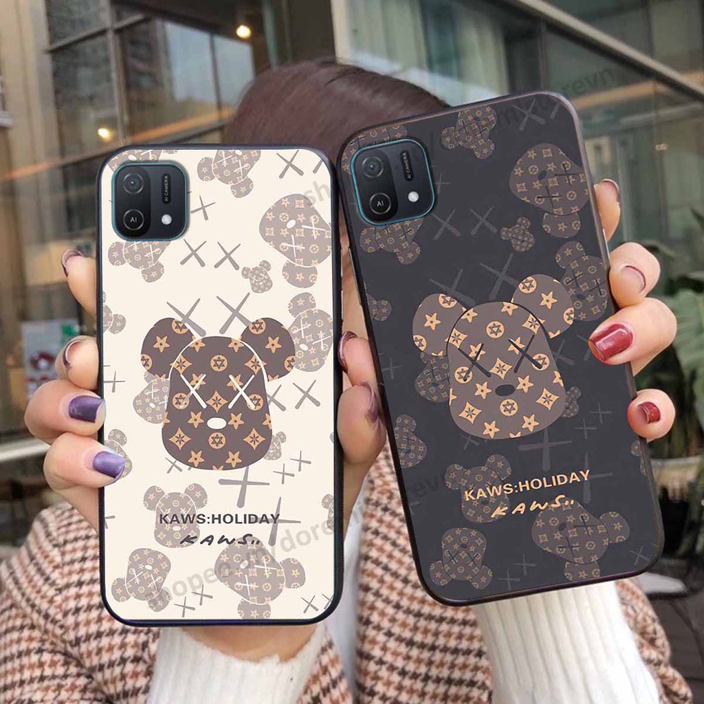 Ốp Oppo A16k thể thao, bear brick, ốp lưng dẻo thời trang bền đẹp