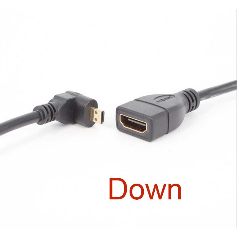 Cáp chuyển đổi Hdmi sang đầu micro gập 90 độ chuyên dụng cao cấp