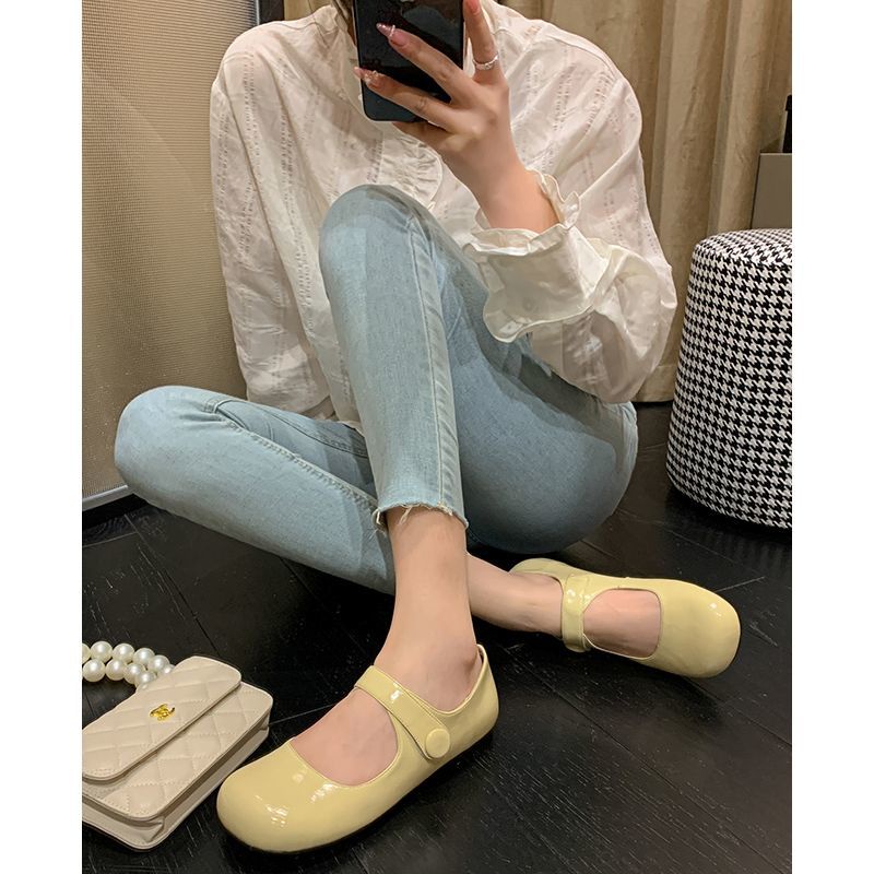 Giày Búp Bê Nữ Mũi Tròn Thời Trang