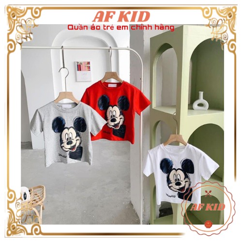 Áo phông cotton Hè MICKEY Minky mom in hình siêu dễ thương cho bé trai bé gái  💖 Quần áo trẻ em