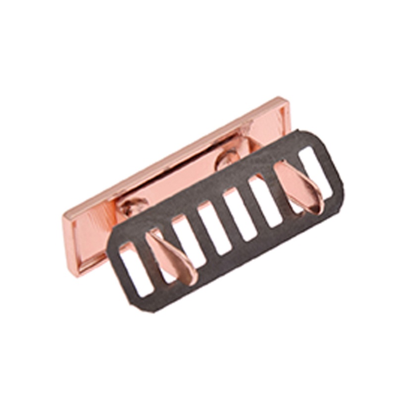 Bộ 10 nhãn kim loại hình chữ nhật in chữ handmade dùng trang trí quần áo/túi xách DIY