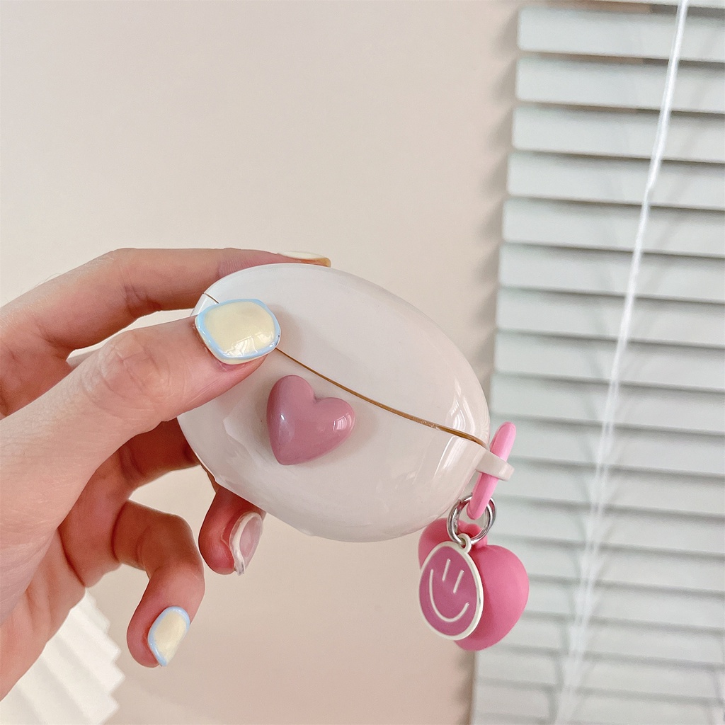 Vỏ Bảo Vệ Hộp Sạc Tai Nghe Bluetooth Không Dây Bằng TPU Mềm Hình Gấu/Hoa/Trái Tim/Trái Tim Dễ Thương Cho OPPO Enco Air2 Pro