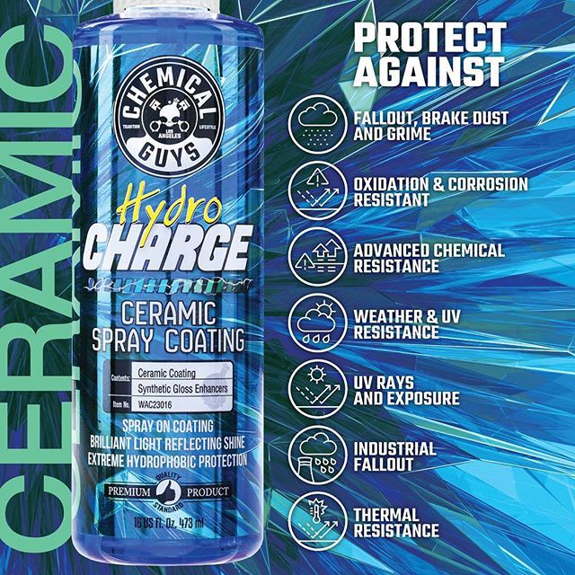 BỘ ĐÔI SẢN PHẨM RỬA VÀ XỊT BÓNG PHỦ BẢO VỆ SƠN CAO CẤP CHEMICAL GUYS HYDRO SUBS VÀ HYDRO CHARGE CERMIC WASH/COATING