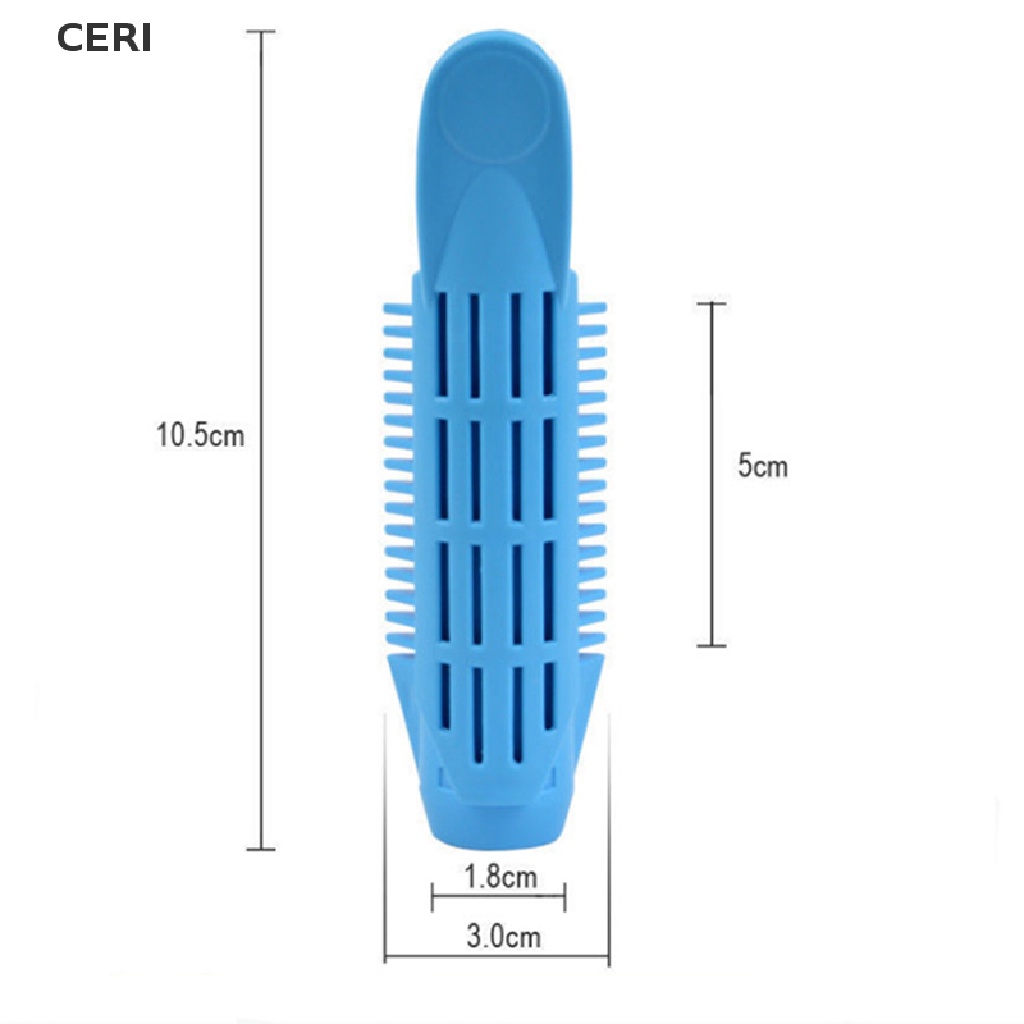 Set 4 Kẹp Tóc Xoăn Tự Nhiên Bằng Nhựa