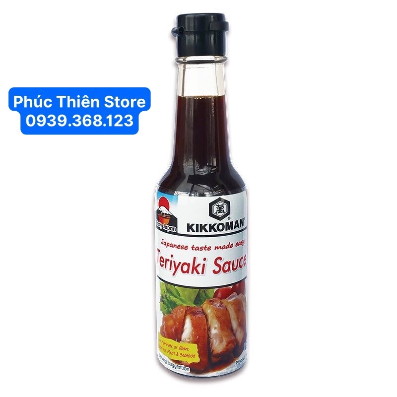 Sốt Tẩm Ướp Teriyaki Kikkoman 150ml / Kikkoman Tasty JapanTeriyaki sauce 150ml