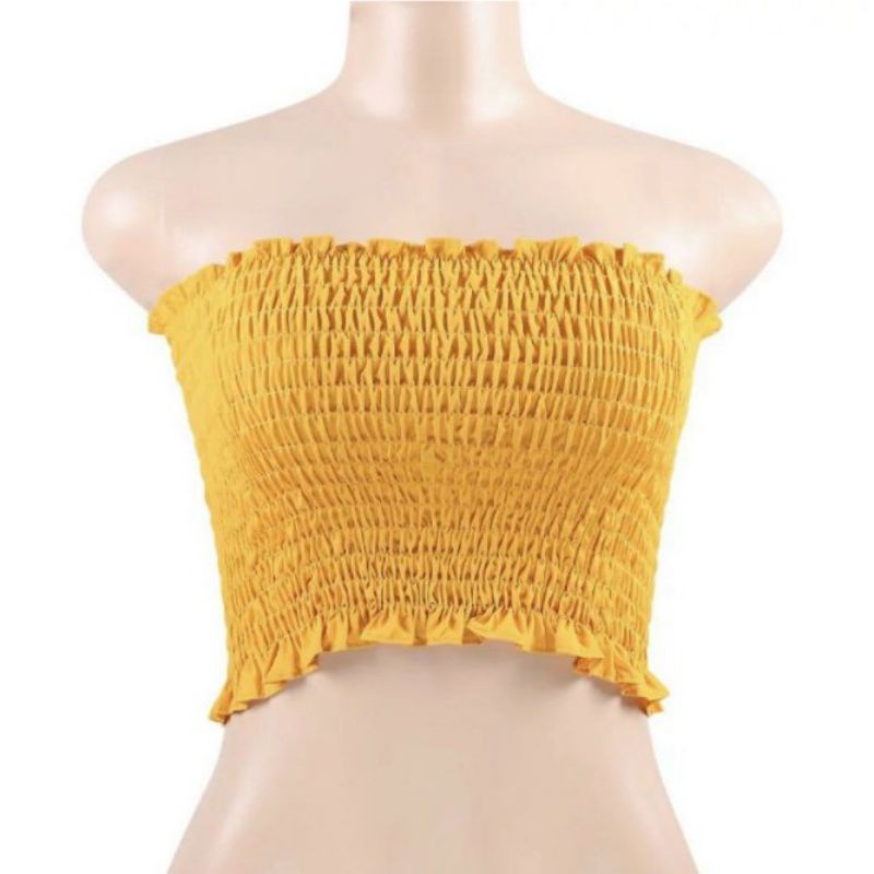 Áo ống nhún thun croptop