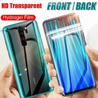 Bộ 2 miếng dán Hydrogel mặt trước và sau cho Xiaomi Mi8 Mi9 SE Mi 8 9 SE 9X CC9 A3 Redmi 7 7A 8 8A K20 Note 7 8 Pro