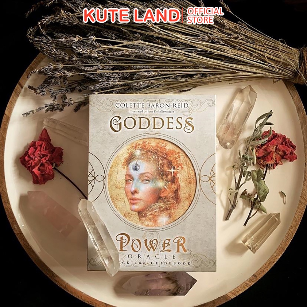 Bài Oracle Goddess Power 52 Lá Bài Tặng File Đá Thanh Tẩy C20