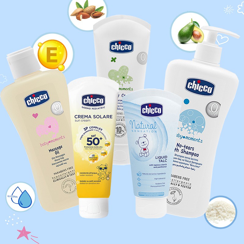 Sữa dưỡng thể chiết xuất Hạnh nhân Chicco 200ml