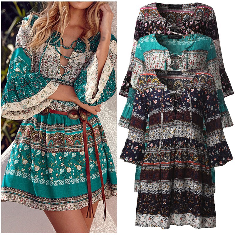 Đầm thời trang nữ xinh xắn thanh lịch đan dây | BigBuy360 - bigbuy360.vn