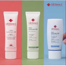 Kem Chống Nắng Cell Fusion C mini 10ml đủ màu hồng xanh đỏ vàng