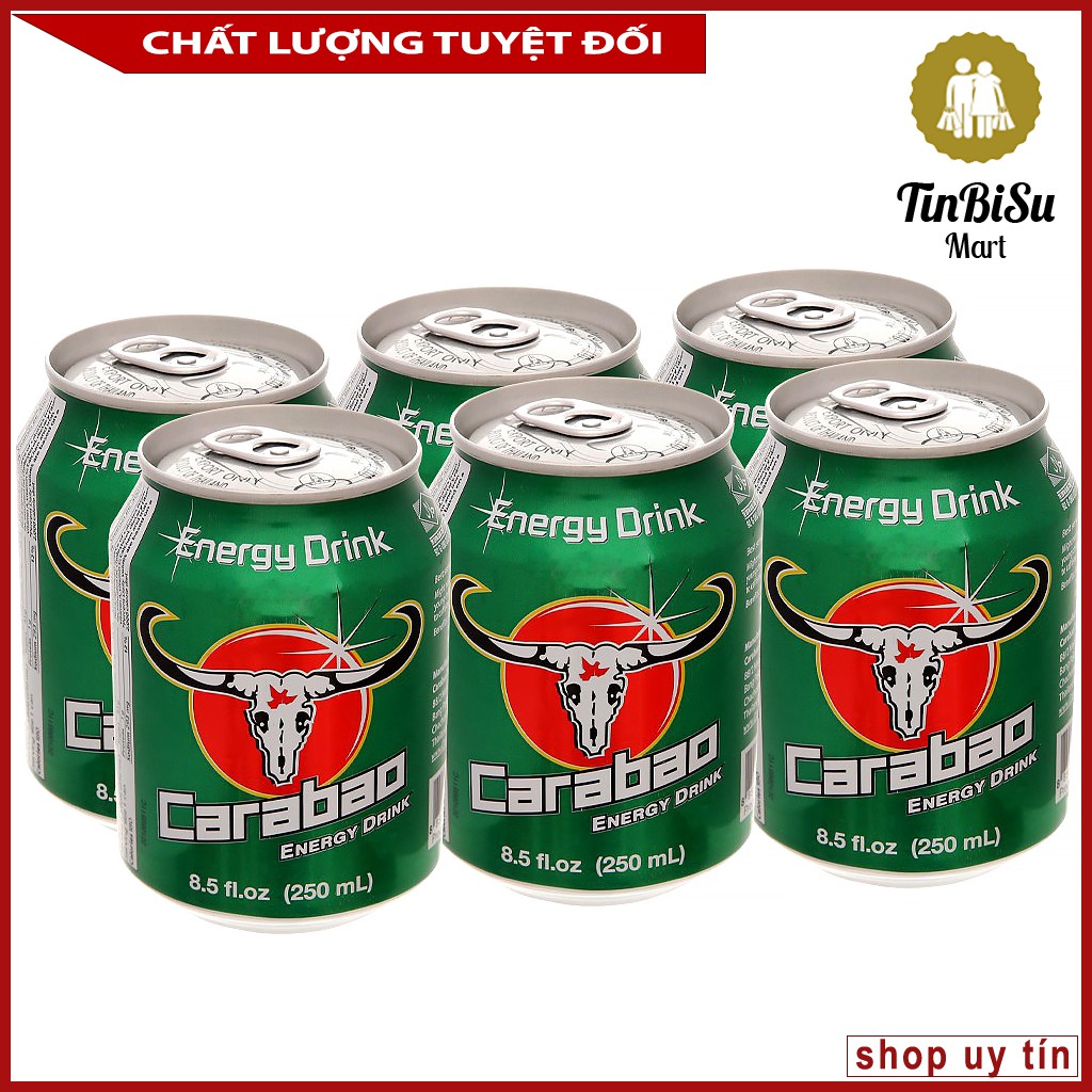 💥 Nước tăng lực Trâu Cụng CARABAO Thái Lan (24 lon/ thùng)