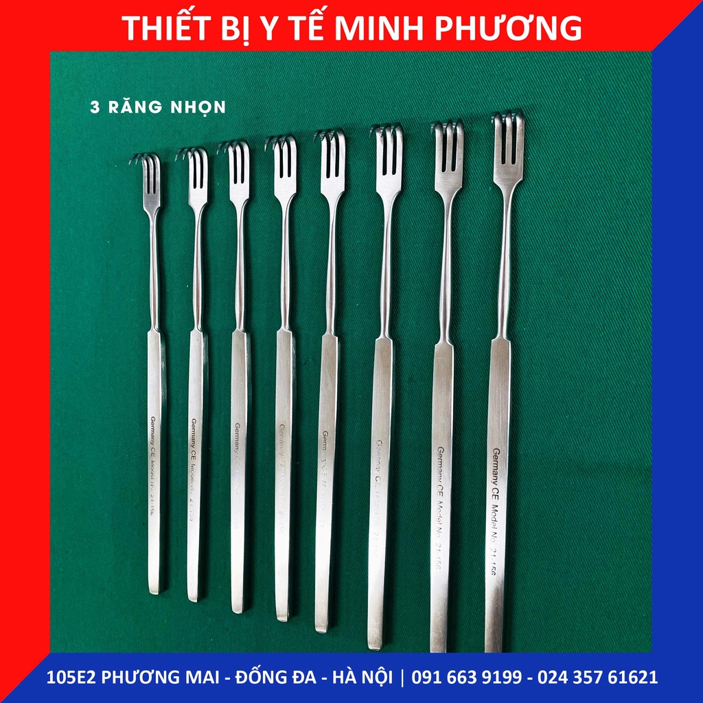 Bồ cào 3 răng, 4 răng dùng trong thẩm mỹ