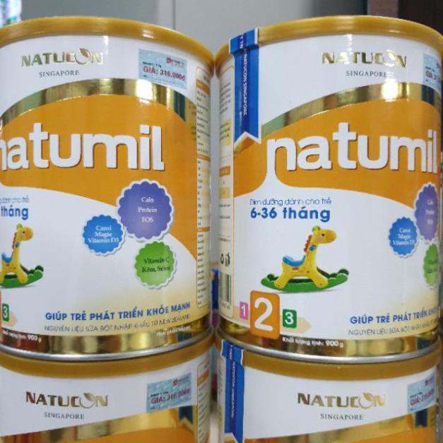 [Mã 267FMCGSALE giảm 8% đơn 500K] Combo 3 lon Sữa Natumil số 2 900g