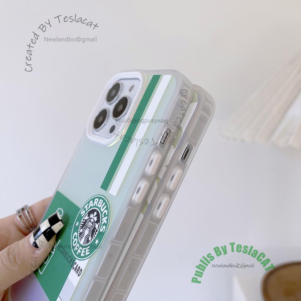 Ốp Điện Thoại Màu Tím Nhám Họa Tiết starbucks Cho iphone 14 14Pro 13 12 11 XR Pro max 12Pro 12mini 13Mini 11Pro