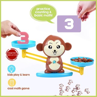 Bộ đồ chơi cân con khỉ phát triển trí tuệ, khả năng tư duy toán học
