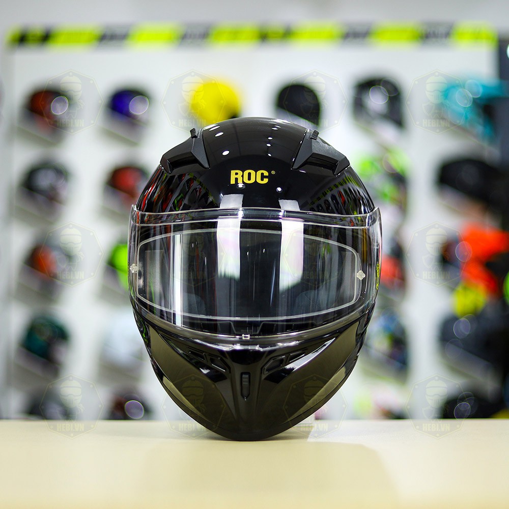 Nón Fullface ROC 01 Đen Bóng