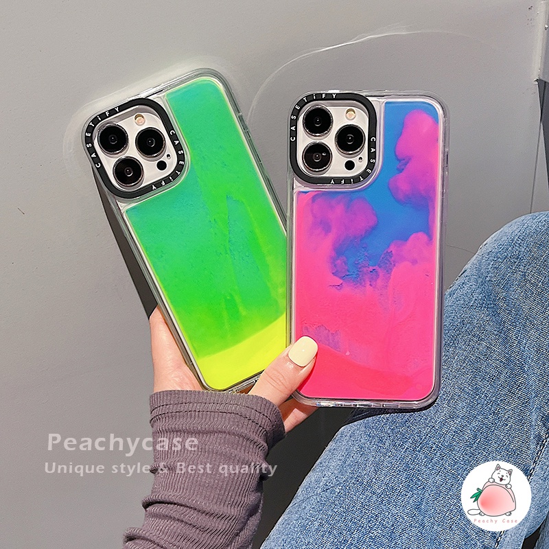 Ốp Điện Thoại Cứng Dạ Quang Phát Sáng Trong Đêm Cho iPhone 13 12 11 Pro Max Xr Xs Xsmax X