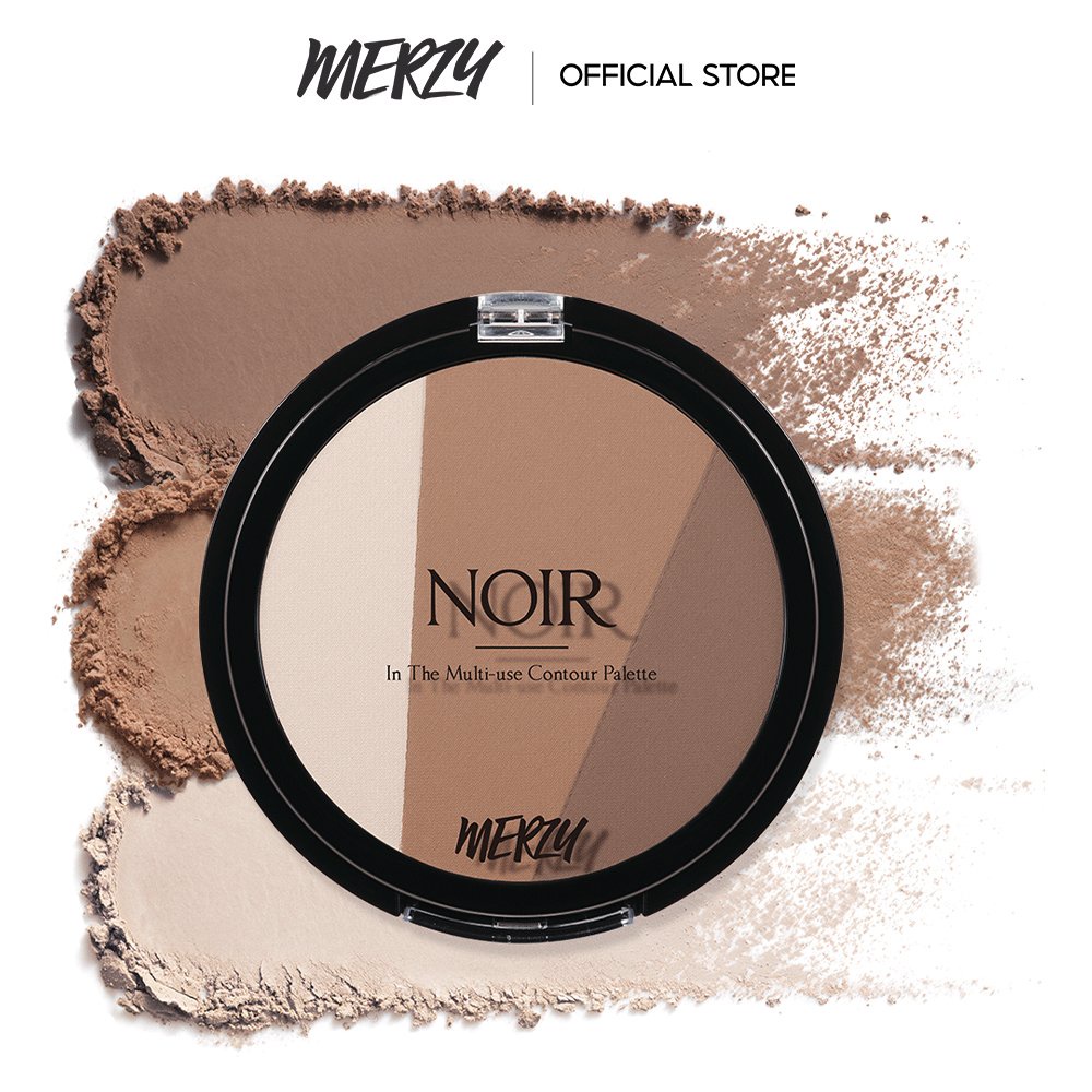 PHẤN TẠO KHỐI VÀ HIGHLIGHT ĐA NĂNG 3 TRONG 1 MERZY NOIR IN THE MULTI USE CONTOUR PALETTE 9.5G CHÍNH HÃNG - 10367