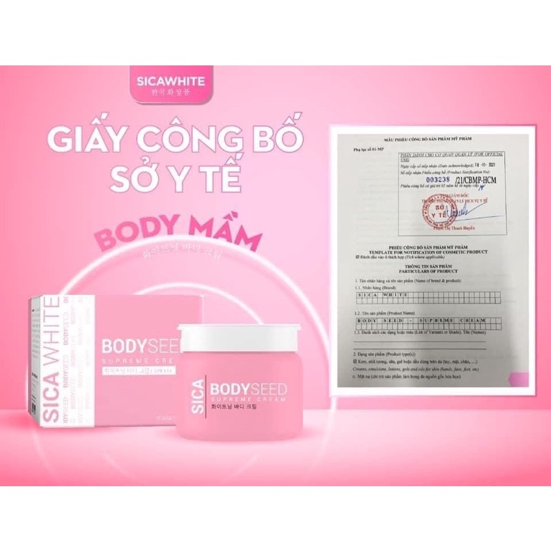 BODY MẦM / BODY SEED SICA