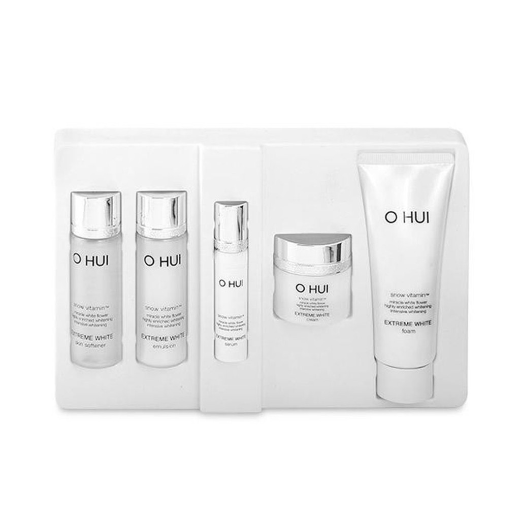 Set Dưỡng Trắng Da 5 Món Ohui White Extreme Mới ( Ohui Extreme White 5pcs GWP Set 90ml)
