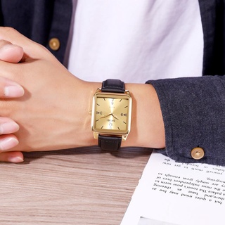 Đồng Hồ Nam SKMEI 1603 dây da cao cấp, mặt vuông nam tính, hàng chính hãng fullbox, chống nước tốt