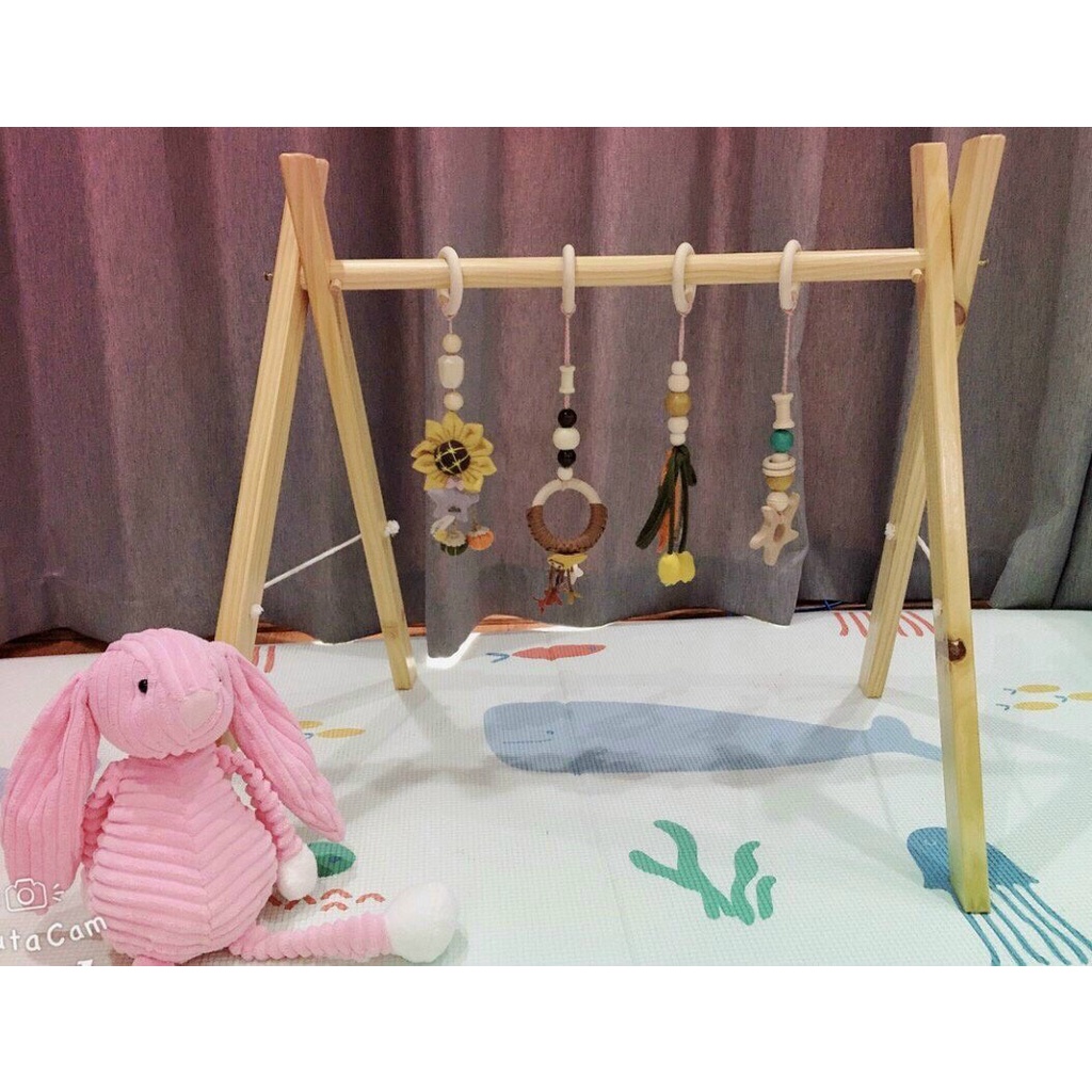 Kệ Chữ A Cho Bé Emma Kids, Đồ Chơi Vận Động Cho Bé Sơ Sinh Babibu - KCAE