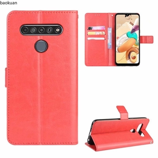 Bao Da Nắp Gập Có Ngăn Đựng Thẻ Cho Lg V60 Thinq 5g K41S K51S K61 Q61 K51 Q51 K31 Aristo 5