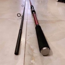Cần Câu Máy 2 Khúc Cacbon Rỗng Ruby ABC Khuyên Đọt To Siêu Khỏe