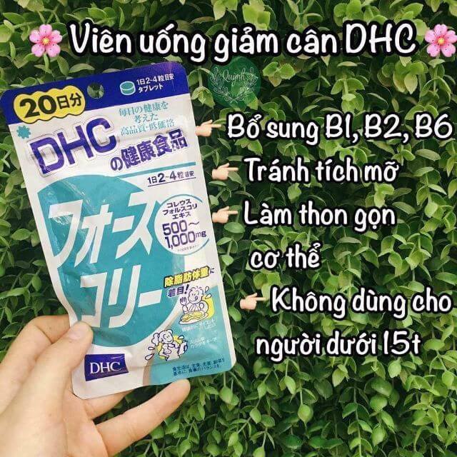 Viên uống Giảm cân bổ sung Dầu dừa DHC Forskohlii