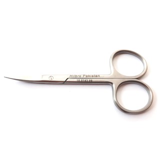 Kéo iris cong 9 cm hilbro 10.0143.09/kéo y tế/kéo phẫu thuật / kéo cắt chỉ