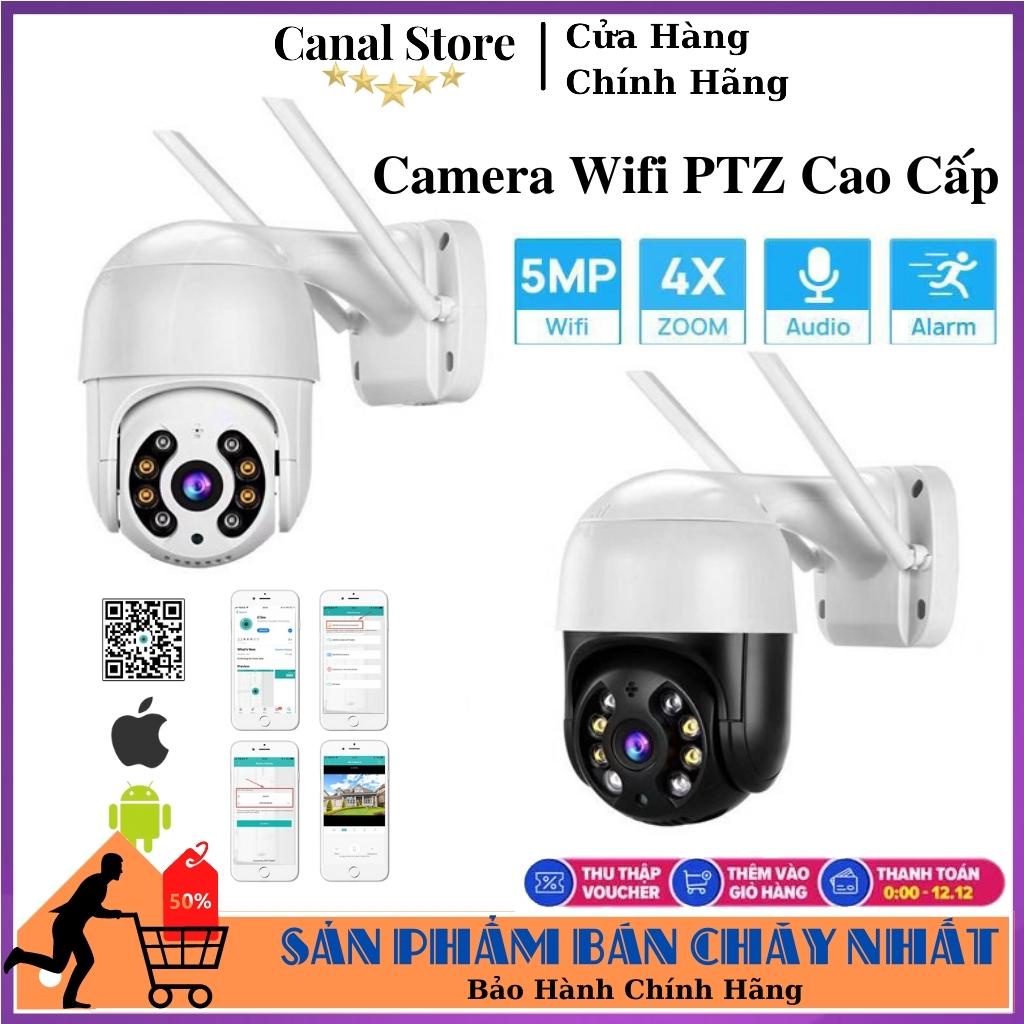 Camera IP Ngoài Trời AI Theo Dõi Giám Sát Thu Phóng Kỹ Thuật Số 4X, Chống Nước IP6 – Bảo Hành 12 Tháng